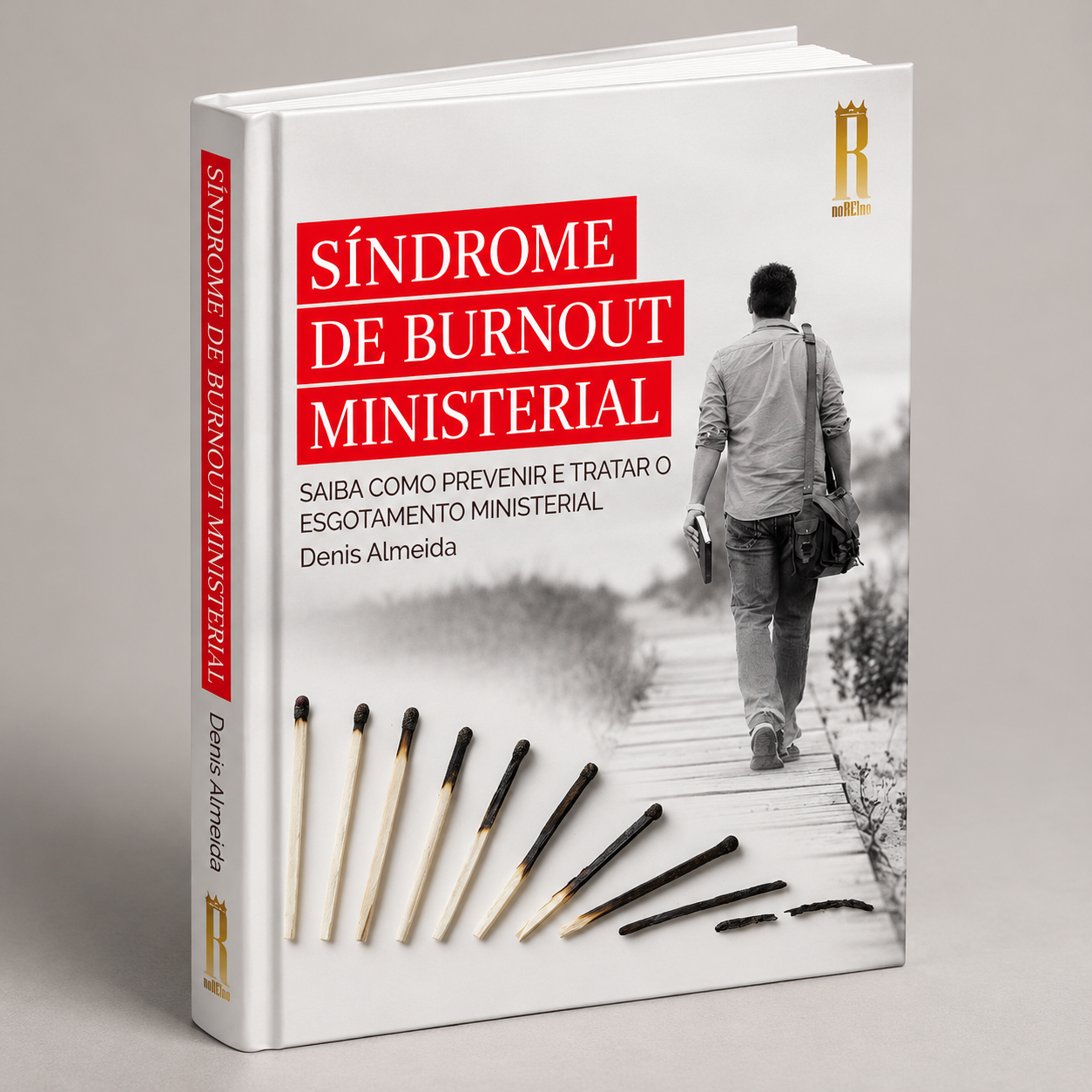 Mockup do livro Síndrome de Burnout Ministerial